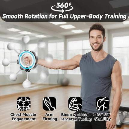 Arm and Shoulder Trainer – 360° Hand-Crank Forearm Exercise for Home & Gym Workouts