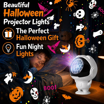 Halloween Projector Lights, Waterproof Indoor Outdoor Window, Wall & Garden Decor