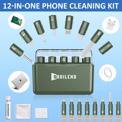 Cell Phone Cleaning Kit – iPhone, AirPods, Lightning Cable & Speaker Tools