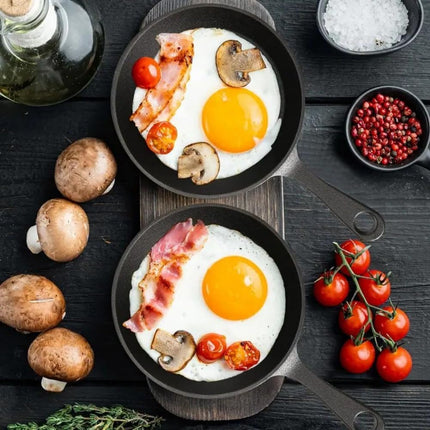 4.7" Mini Nonstick Egg Frying Pan, Single Egg Skillet for Gas & Induction Stove