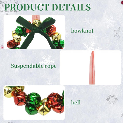 Christmas Jingle Bell Wreath – Indoor Hanging Tree & Wall Decor