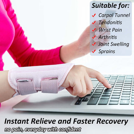 Compression Wrist Brace – Adjustable Support for Men & Women, Carpal Tunnel