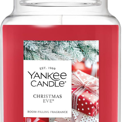 Christmas Candle 22oz – Scented Jar with 150hr Burn Time, Great Gift Idea