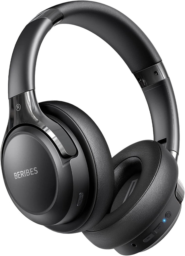 Bluetooth Over Ear Headphones 65H Playtime with Mic HiFi Stereo Sound