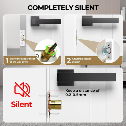 2-Pack Silent Ball Catch – Adjustable Strong Magnetic Door Catch, Silver