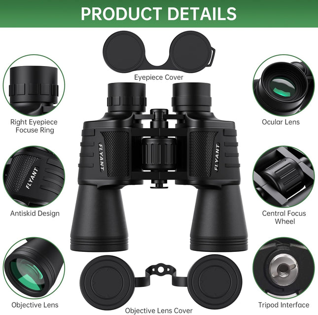 20x50 Binoculars for Hunting, Hiking, Camping and Outdoor Adventures