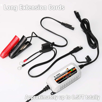 MP00205B 12V 1000mA Battery Charger – Automatic, Trickle, Maintainer, Desulfator