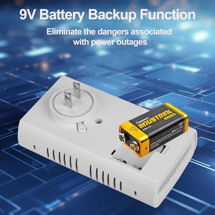 Combination Carbon Monoxide & Gas Detector with Digital Display for Home