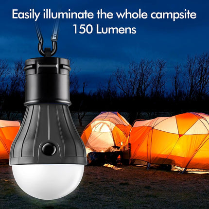 4-Pack Portable LED Tent Lamps – Emergency Lanterns for Camping & Hiking