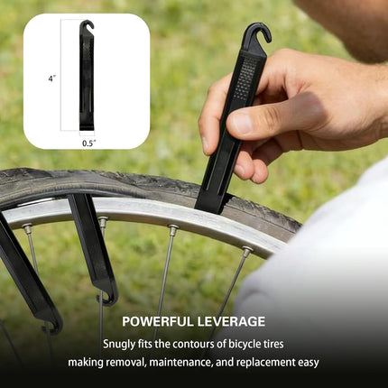16-in-1 Bike Multi Tool Kit, Portable Bicycle Repair Tool with Hex Keys & Tire Levers