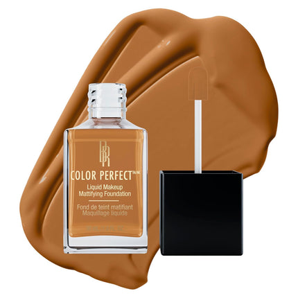 Black Radiance Color Perfect Liquid Foundation Praline 1oz, Full Coverage Makeup