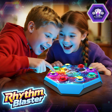 Electronic Reflex Game Light Up Memory Toy 4 Modes for Kids Family