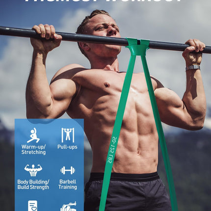 Resistance Bands Set, 5-Level Pull Up Assistance Bands, 5-125 Lbs, Home Gym