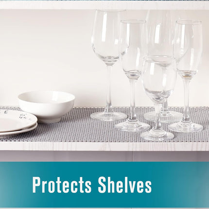Shelf Liner Non-Adhesive Roll, 12"x20ft Non-Slip Drawer & Cabinet Mat