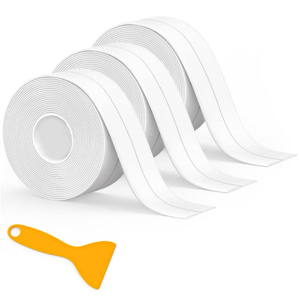 3 Rolls Waterproof Caulk Tape – Self-Adhesive Sealant for Kitchen, Bathroom, Sink