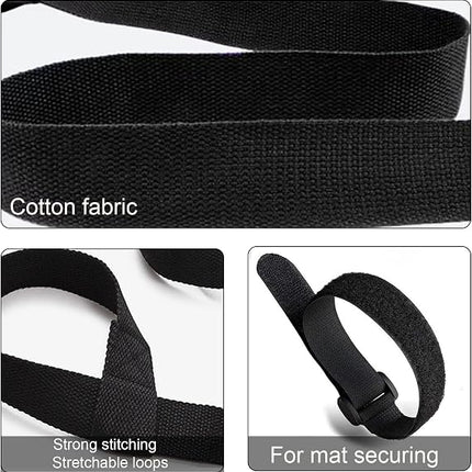 2 Pack Yoga Mat Straps Adjustable Shoulder Sling for Exercise Fitness Mats