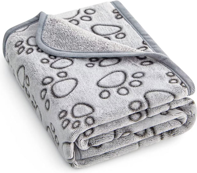 Premium Soft Washable Dog Blanket, 40"x32" – Cat Blanket for Small to Large Pets