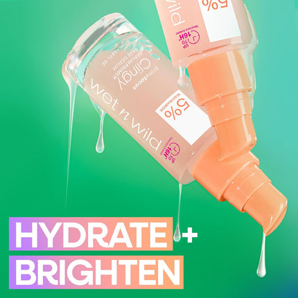 Prime Focus Clingy Serum Primer – Hydrating & Brightening, 16HR Longwear