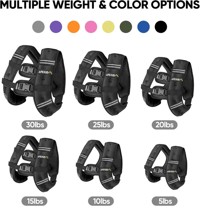 Weighted Vest for Men & Women for Strength Training, Running and Fitness