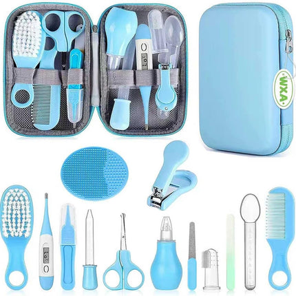 Baby Grooming Kit with Hair Brush, Comb, Nail Clipper & Nasal Aspirator