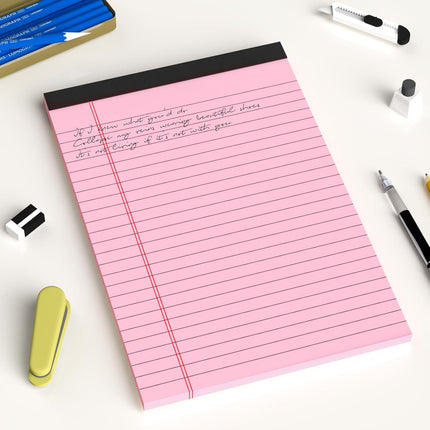 5PCS Small Note Pads 5x8 – College Ruled, 30 Sheets Each, School & Office