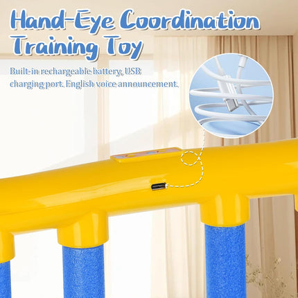 Reflex Drop Sticks Game with 3 Speed Modes for Reaction Training Fun