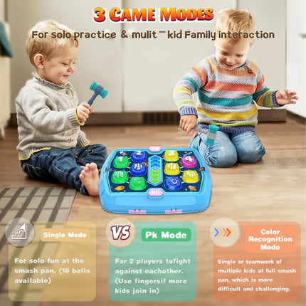 Whack-a-Mole Game Toy – Interactive Sound & Light Pounding Toy for Kids
