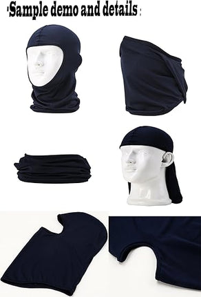 3-Piece Balaclava Set – Windproof Ski Mask for Motorcycle, Airsoft & Sports