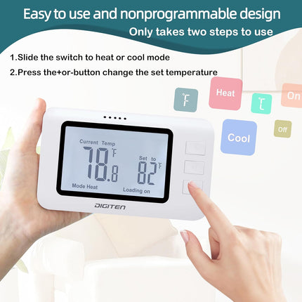 Wireless Thermostat WTC100 Pro – Easy Plug-In Temperature Controller