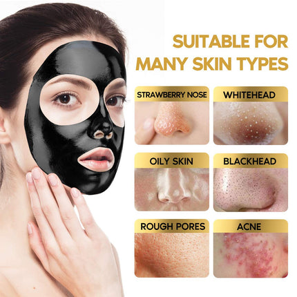 Blackhead Remover Mask Kit with Charcoal Peel-Off Mask and Pore Extractors