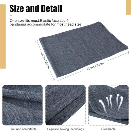 2-Pack Winter Neck Gaiter – Fleece Windproof Face Mask Scarf for Men & Women