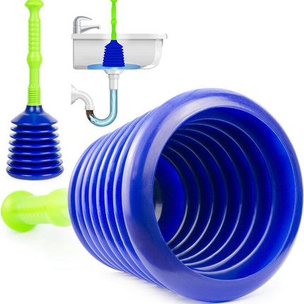 Small Sink Plunger – Powerful Clog Remover for Kitchen, Bathroom, Tub