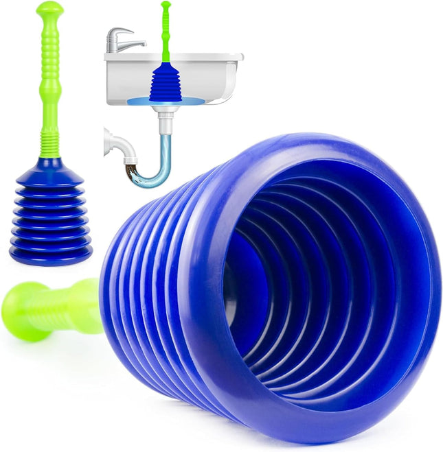 Small Sink Plunger – Powerful Clog Remover for Kitchen, Bathroom, Tub