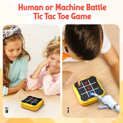 Tic Tac Toe Bolt Game Handheld Electronic Puzzle Travel Game for Kids