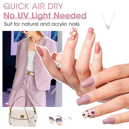 6pc Neutral Nail Polish Set Nude Earth Tones Fall Winter Colors