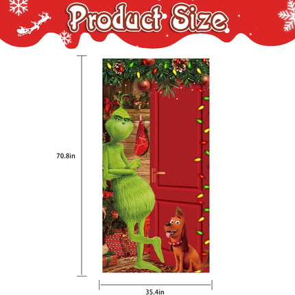 Christmas Front Door Decorations – Cute & Funny Door Cover for Festive Cheer