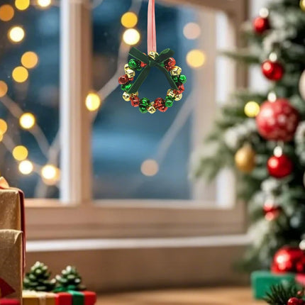 Christmas Jingle Bell Wreath – Indoor Hanging Tree & Wall Decor
