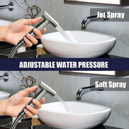 Handheld Bidet Sprayer for Toilet Stainless Steel Bathroom Sprayer Set