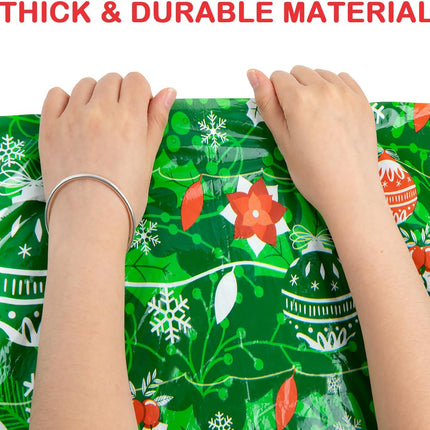 3-Pack Large Christmas Gift Bags – 36"x36" Jumbo Holiday Gift Wrap