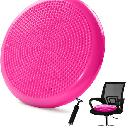 Wobble Cushion Balance Disc, Extra Thick 13.4in Wiggle Seat for Stability Training