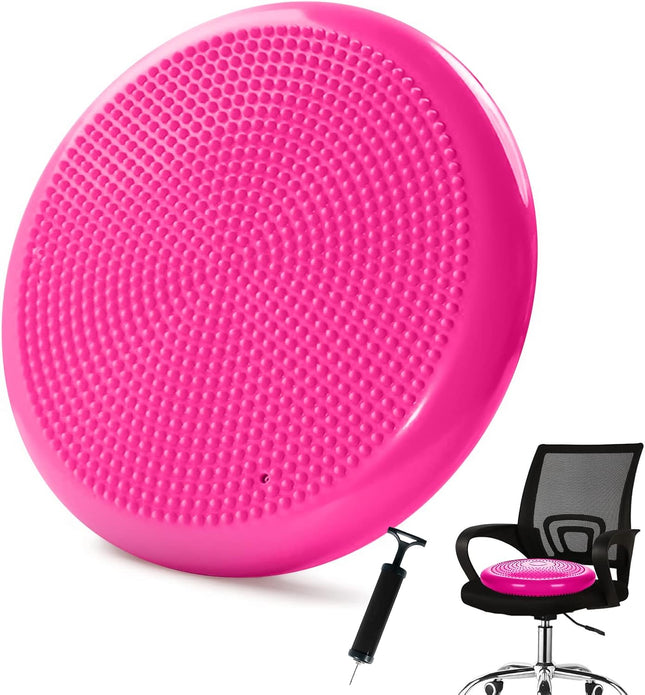 Wobble Cushion Balance Disc, Extra Thick 13.4in Wiggle Seat for Stability Training