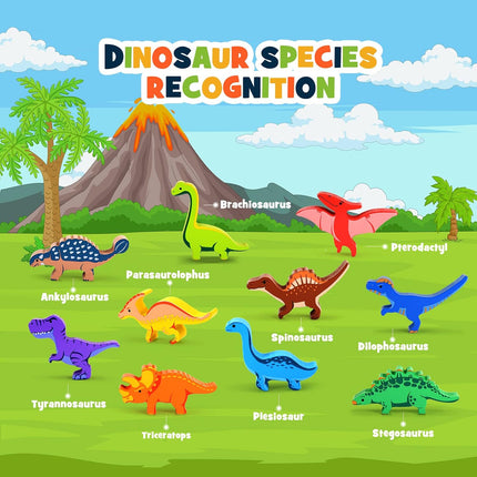 Dinosaur Wooden Stacking Toys for Kids 3–8, Montessori Balance Game