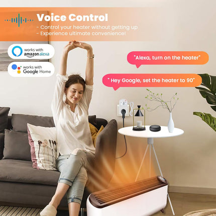 Smart WiFi Thermostat Outlet – Briidea, 110V/16A, Home & Greenhouse Use