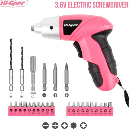 USB Rechargeable Electric Screwdriver Set – 27pcs Compact Power Tools