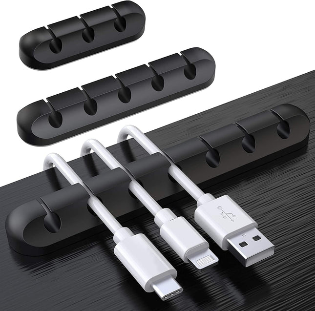 3PCS Cable Management Clips Self Adhesive Cord Organizer for Wires