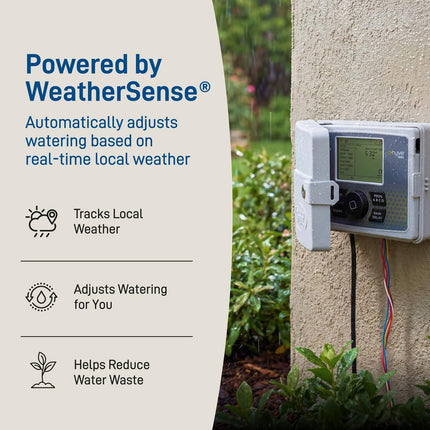 B-hyve 6-Zone Smart Sprinkler Controller 57946, Indoor & Outdoor Use