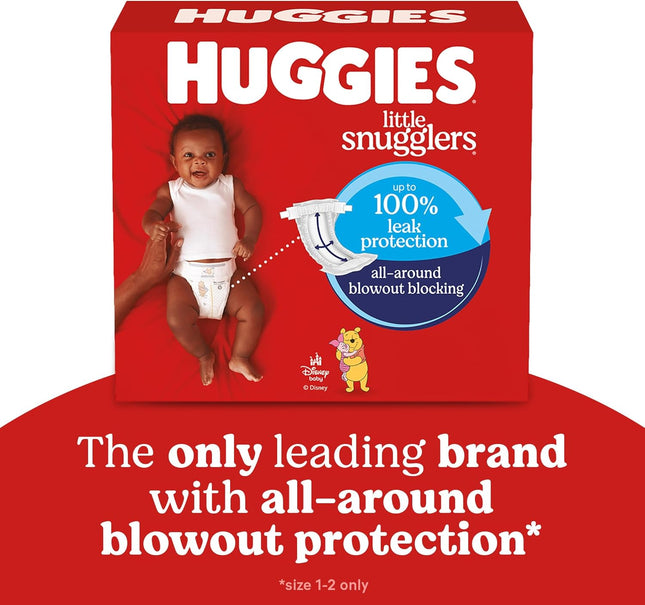Little Snugglers Newborn Diapers – Size Up to 10 lbs, 31 Count