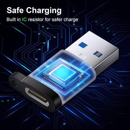 USB-C to USB Adapter 3-Pack – OTG Converter for iPhone, MacBook, Samsung