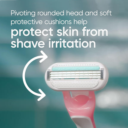Sensitive Women’s Disposable Razors – 3 Pack Single Package