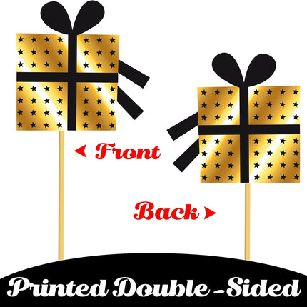 40 PCS Happy New Year 2026 Photo Booth Props Firework Glasses Party Supplies
